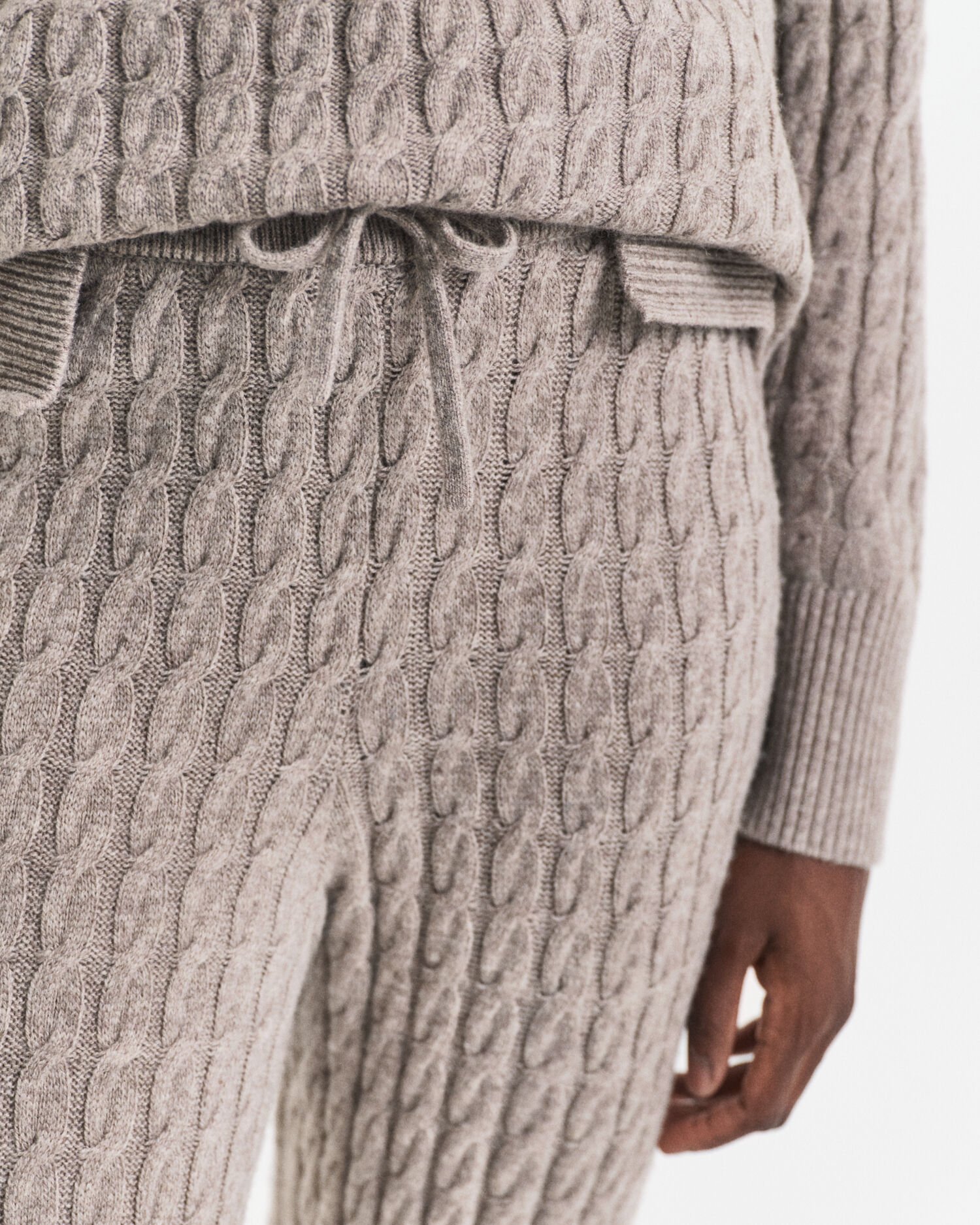 Kabelstickade ullbyxor