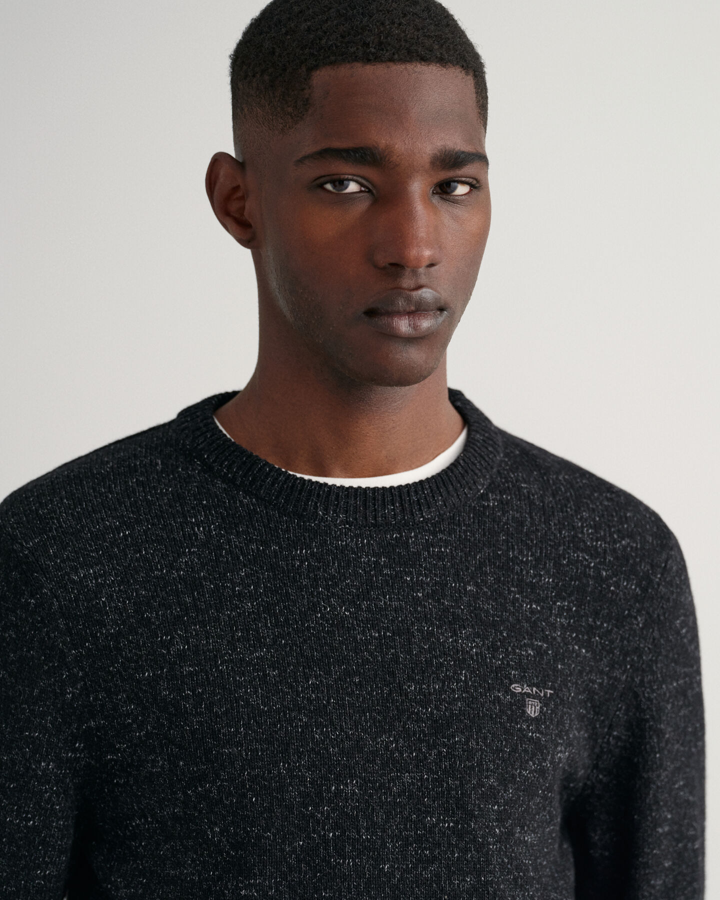 Neps melerad crew neck tr&ouml;ja