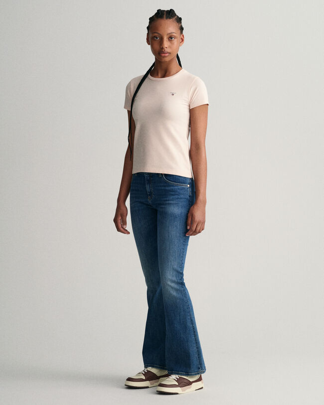 Teen Girls Original Figursydd T-shirt