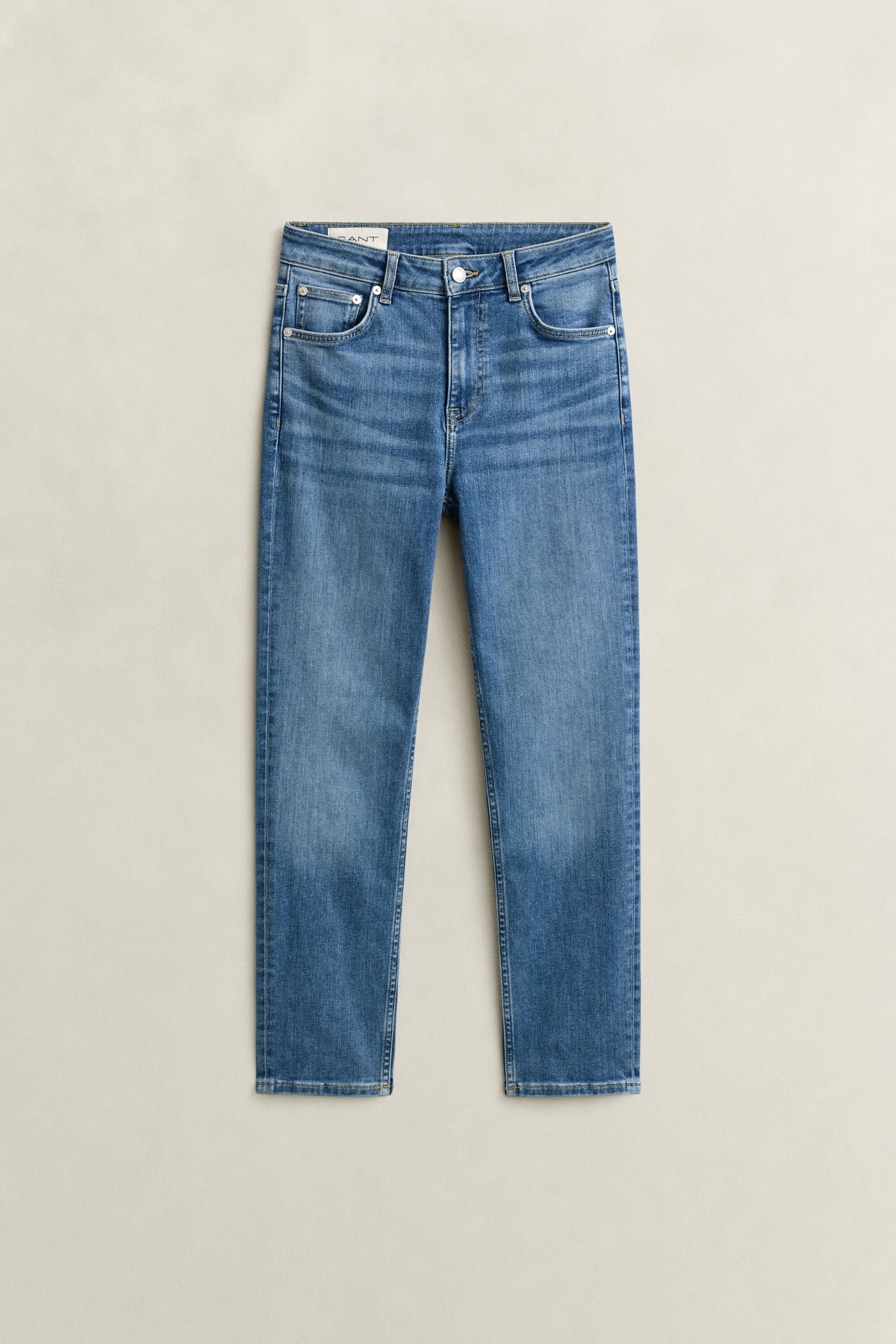 Korta stretchjeans