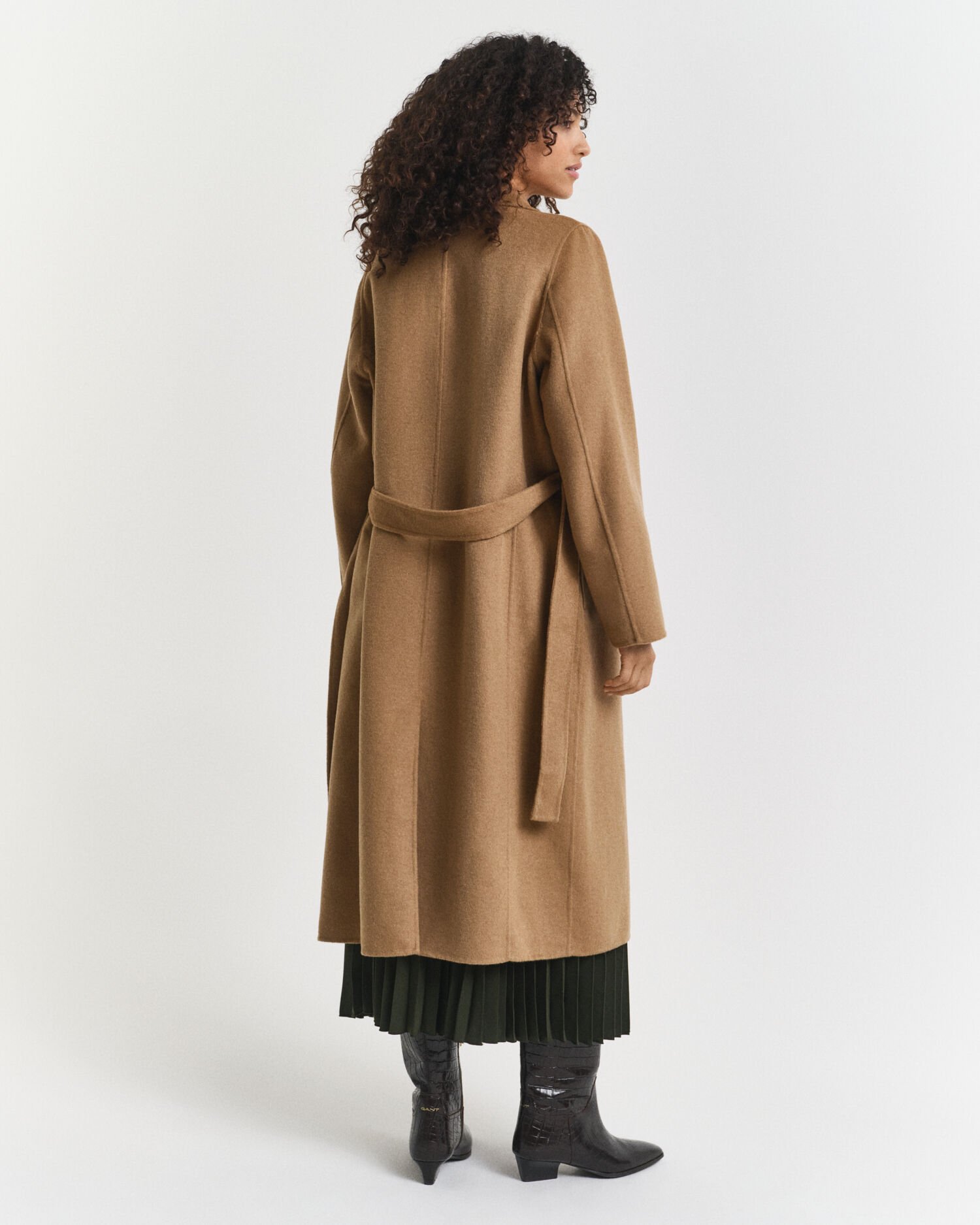 Handsydd kappa med midjebälte