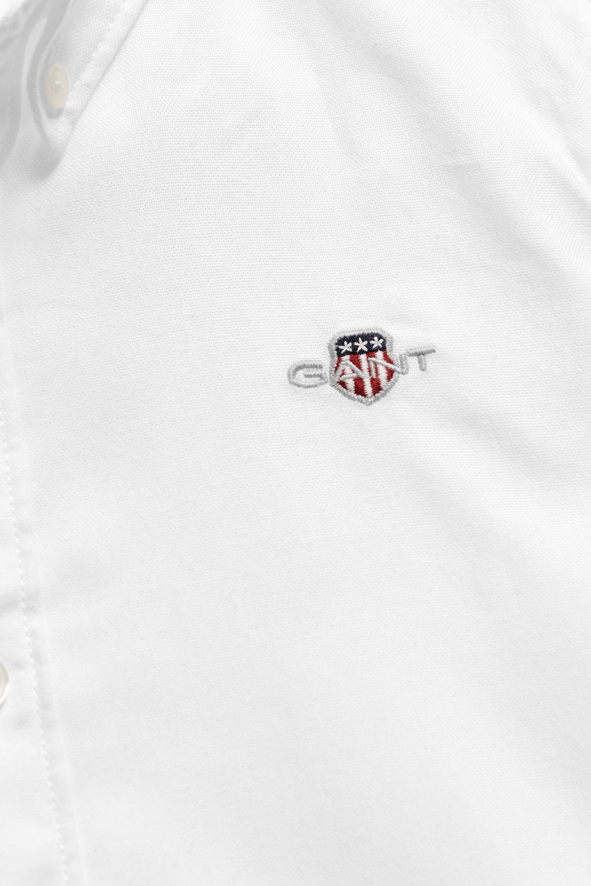 Boys oxfordskjorta med sköldemblem