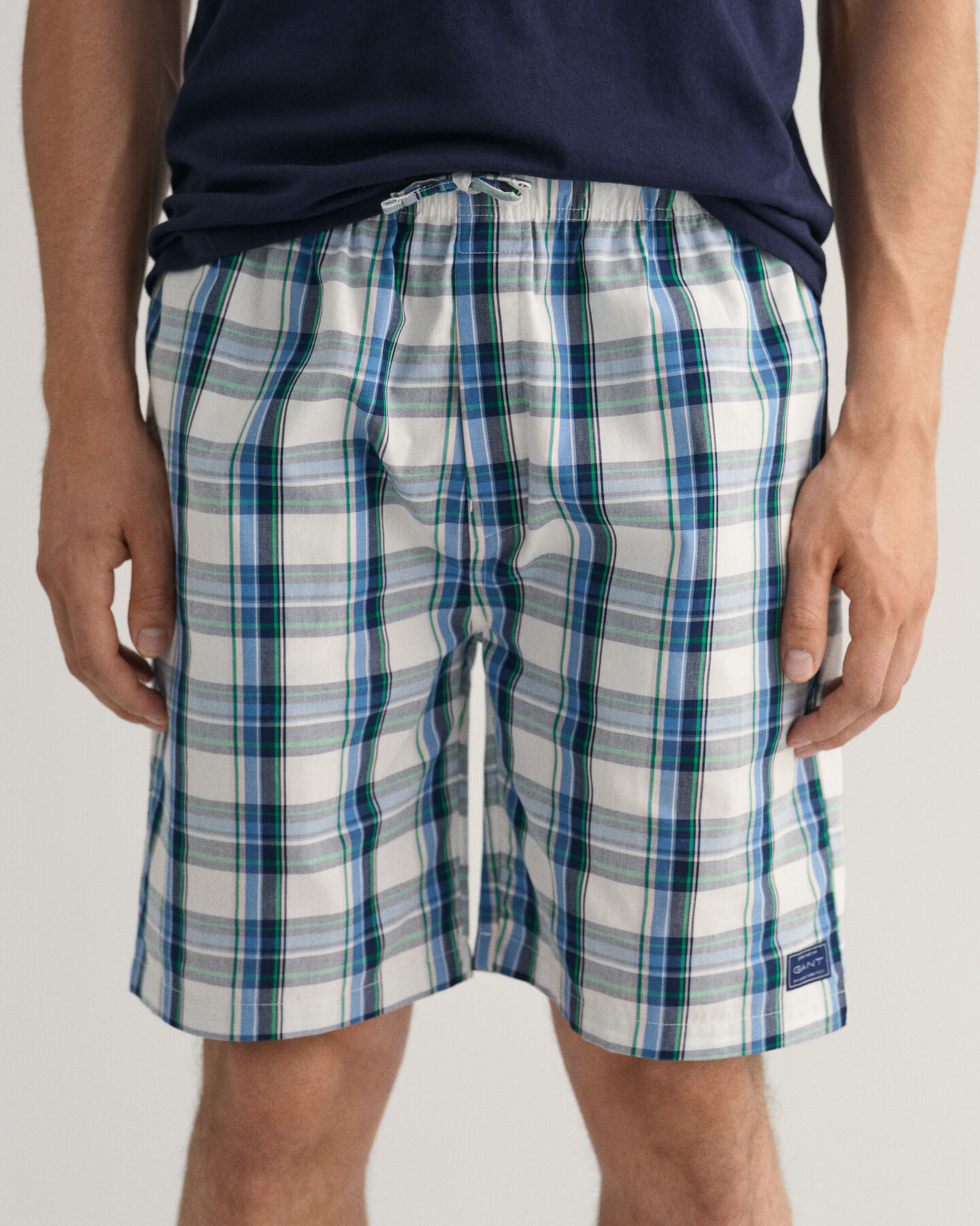 Rutiga pyjamasshorts