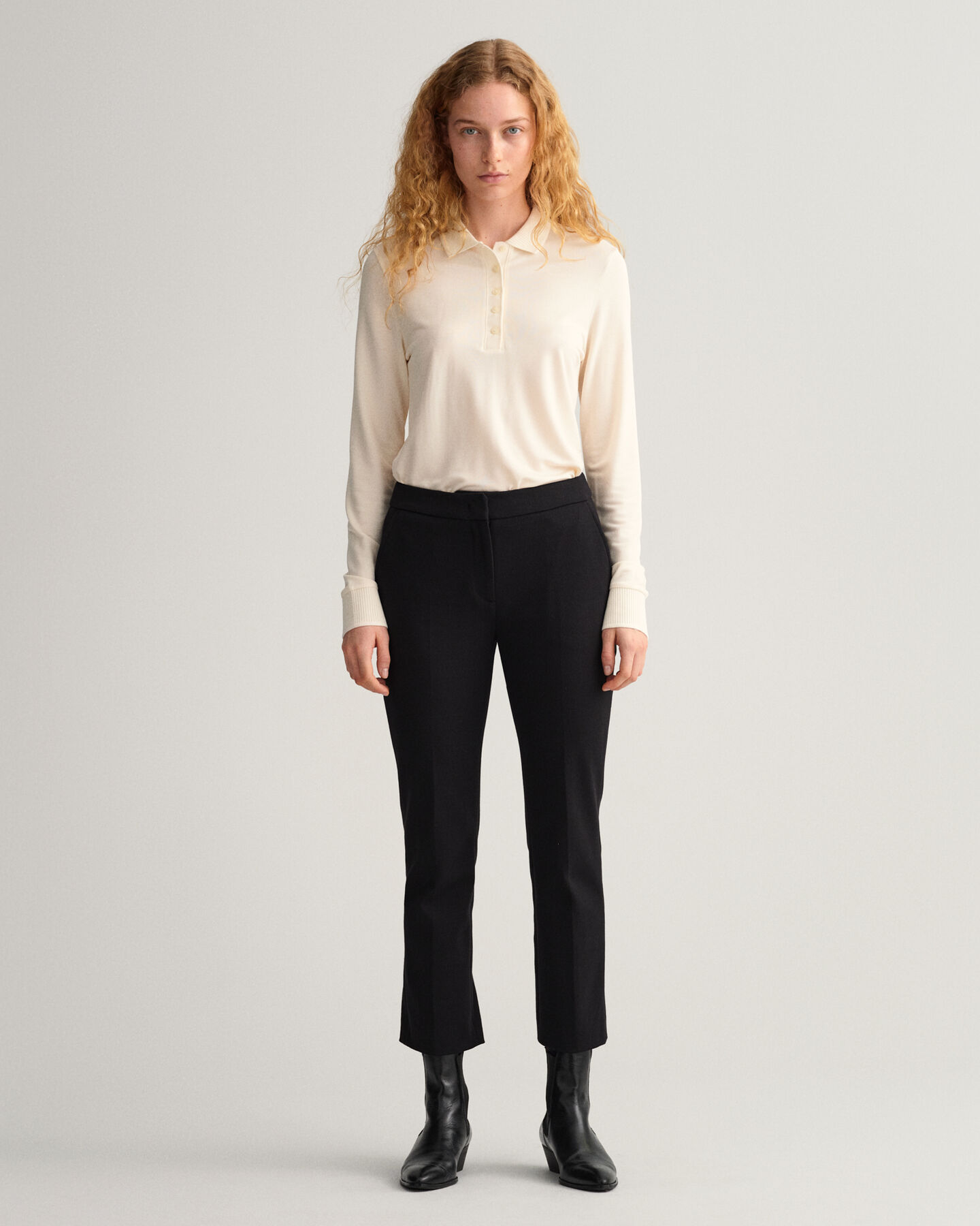 Cigarettbyxor i jersey