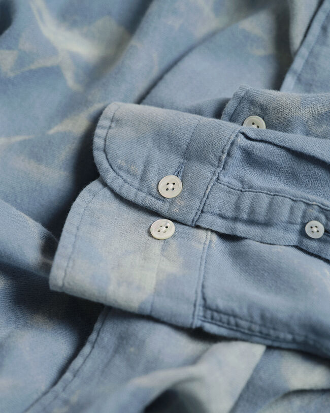 Wrangler x GANT relaxed fit blekt skjorta