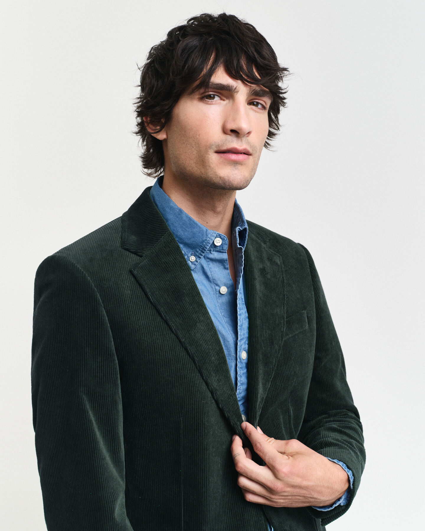 Slim fit kostymkavaj i manchester