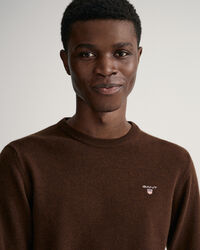 Crew neck tr&ouml;ja i superfin lammull