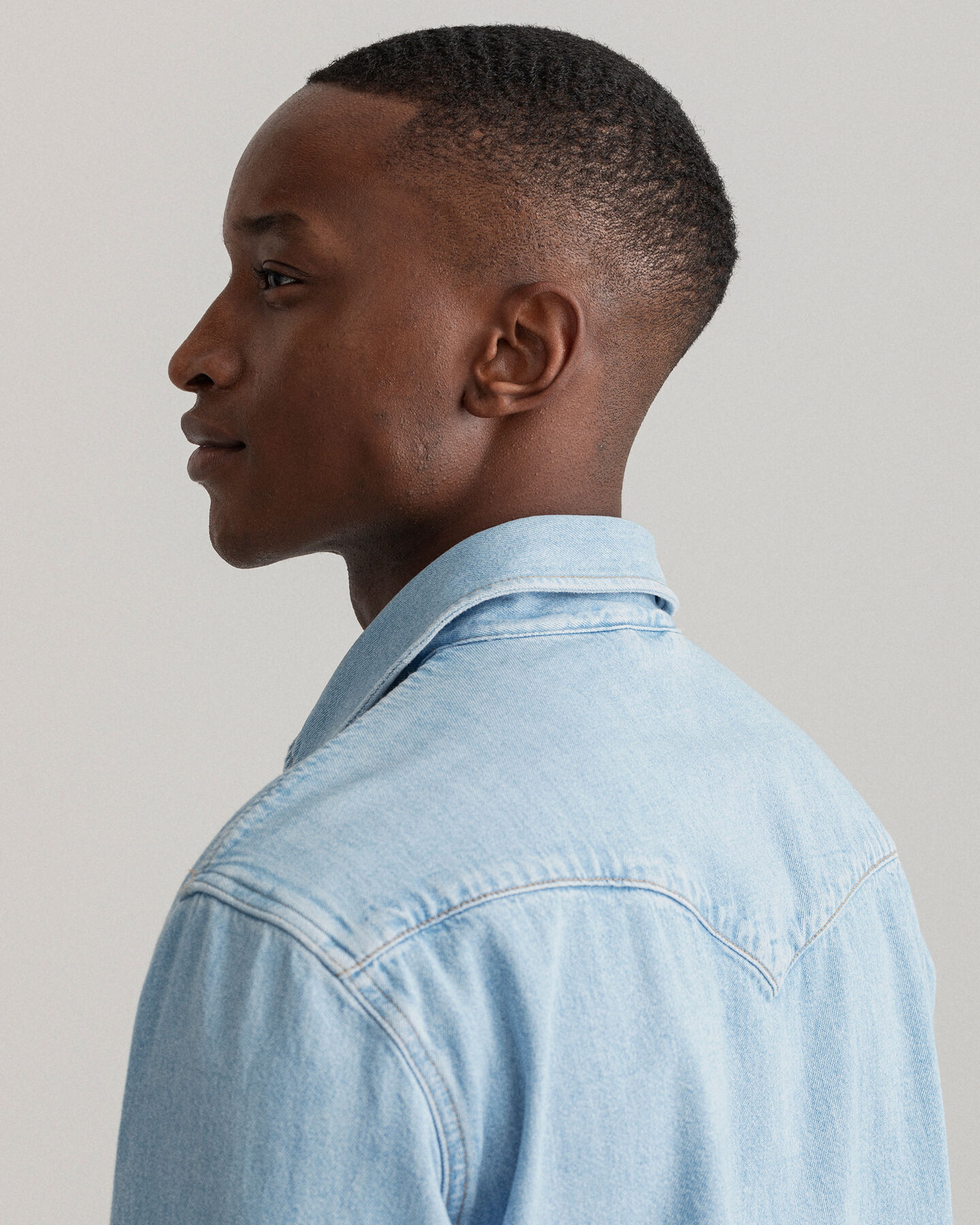 Relaxed fit Western denimskjorta