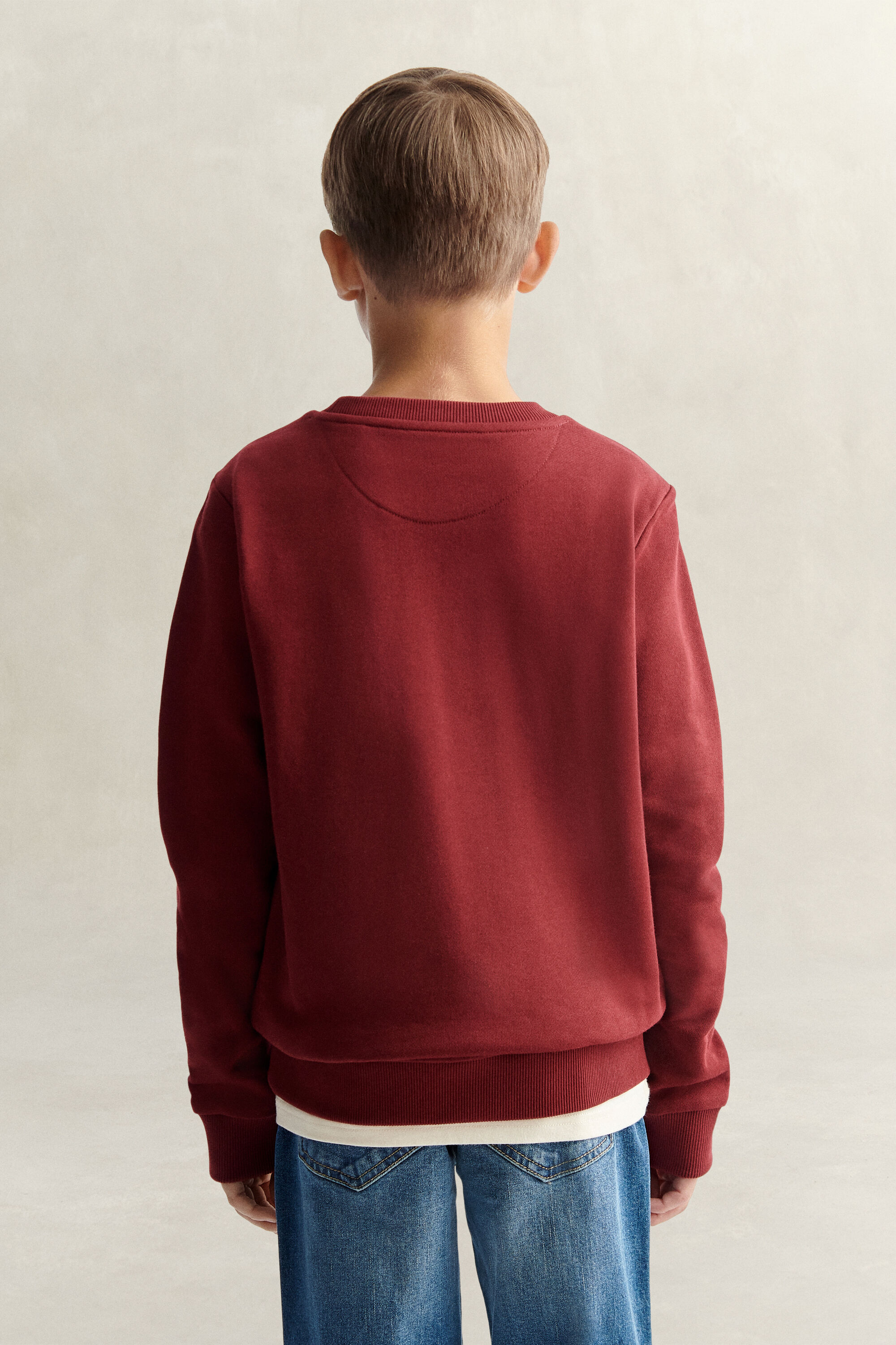 Teens sweatshirt med sköldemblem