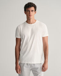 Randiga pyjamasbyxor och T-shirt i presentförpackning