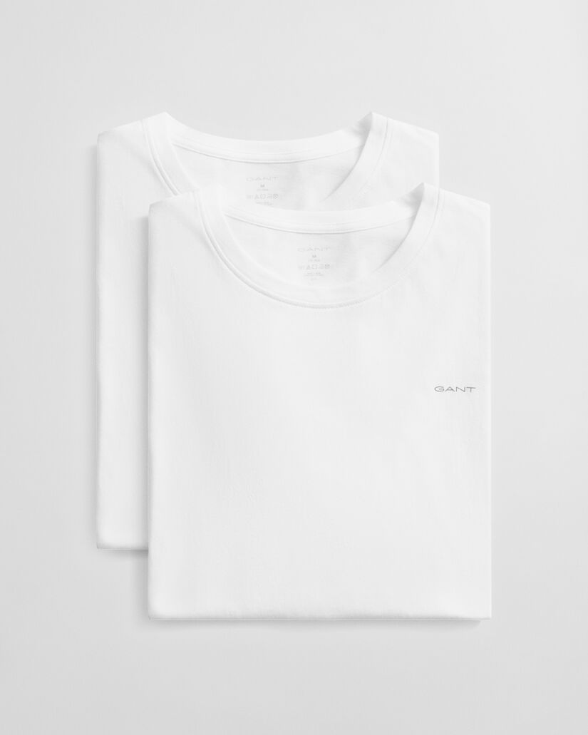 Tvåpack rundhalsade T-shirtar