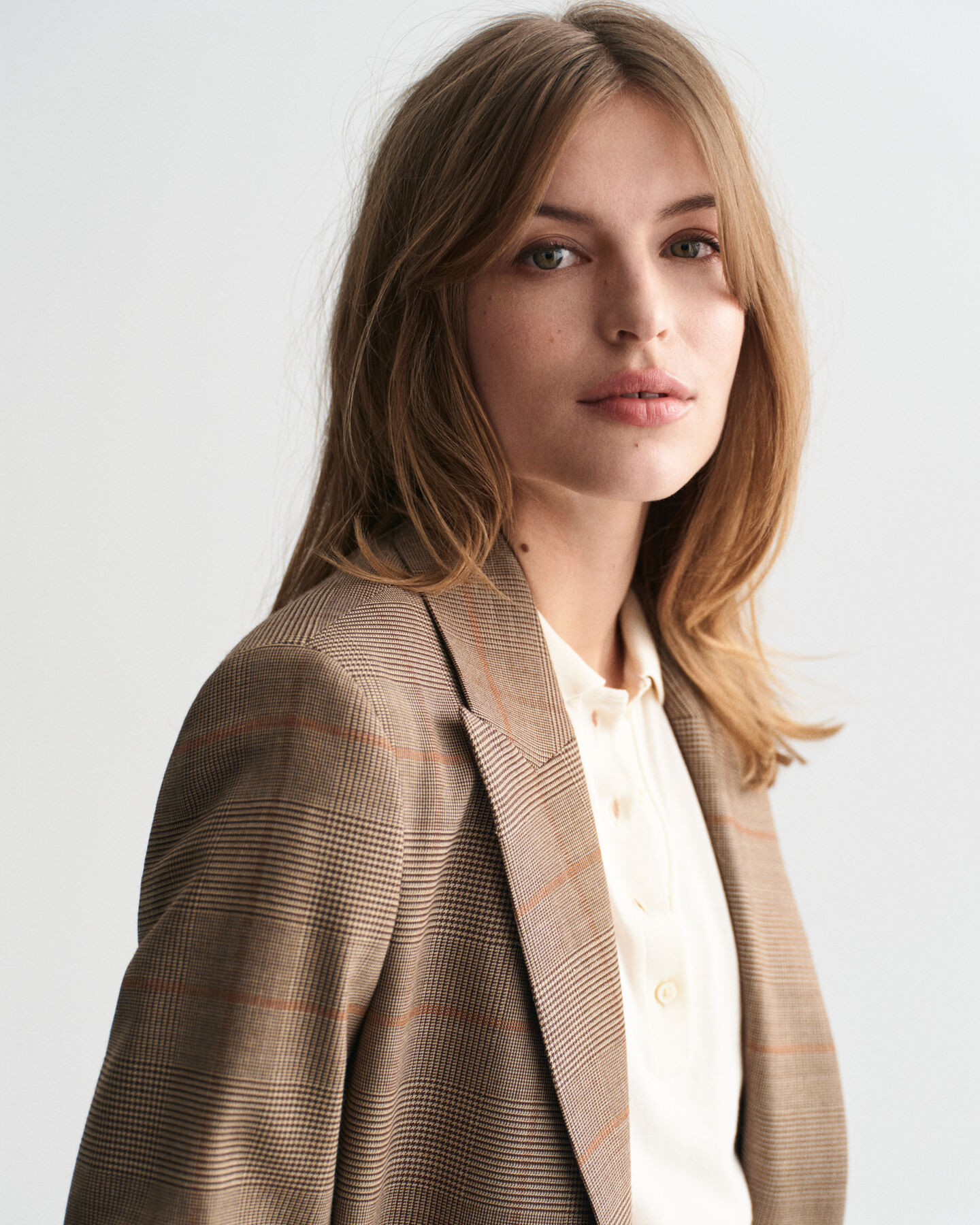 Regular fit rutig club-blazer