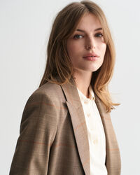 Regular fit rutig club-blazer