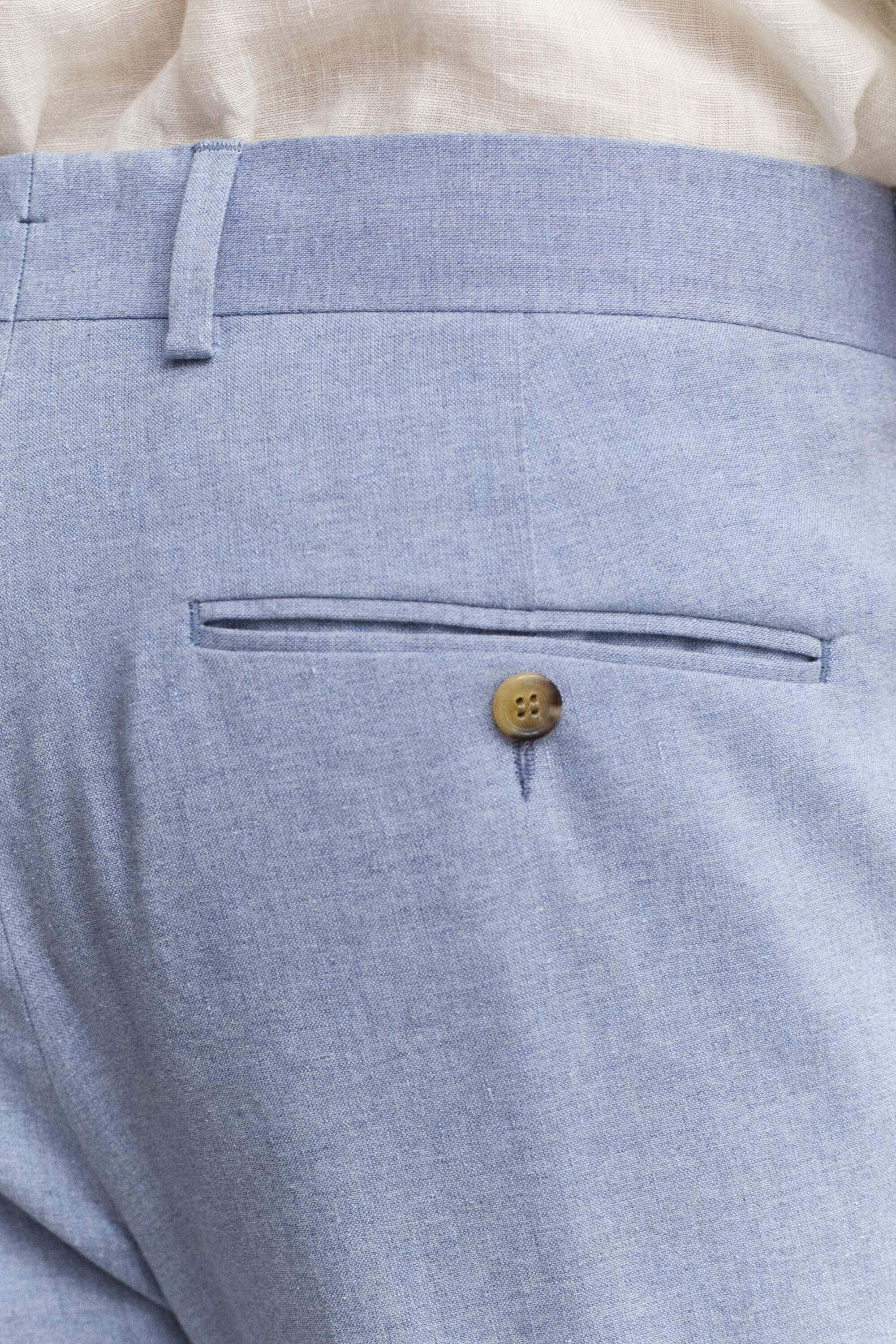 Kostymbyxor i linneblandning