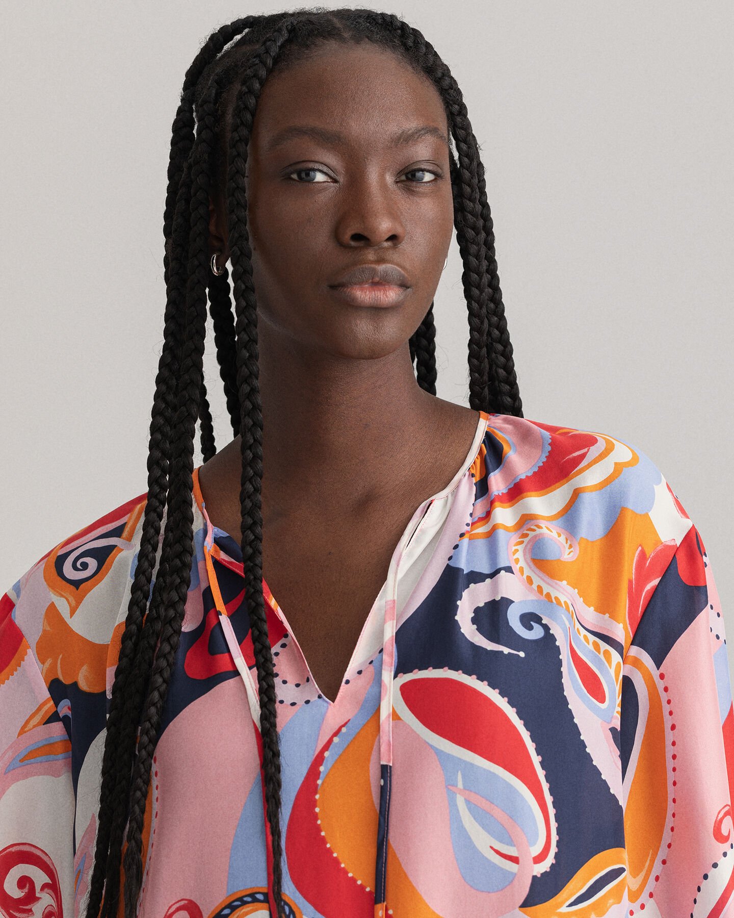 Paisleym&ouml;nstrad sidenkl&auml;nning