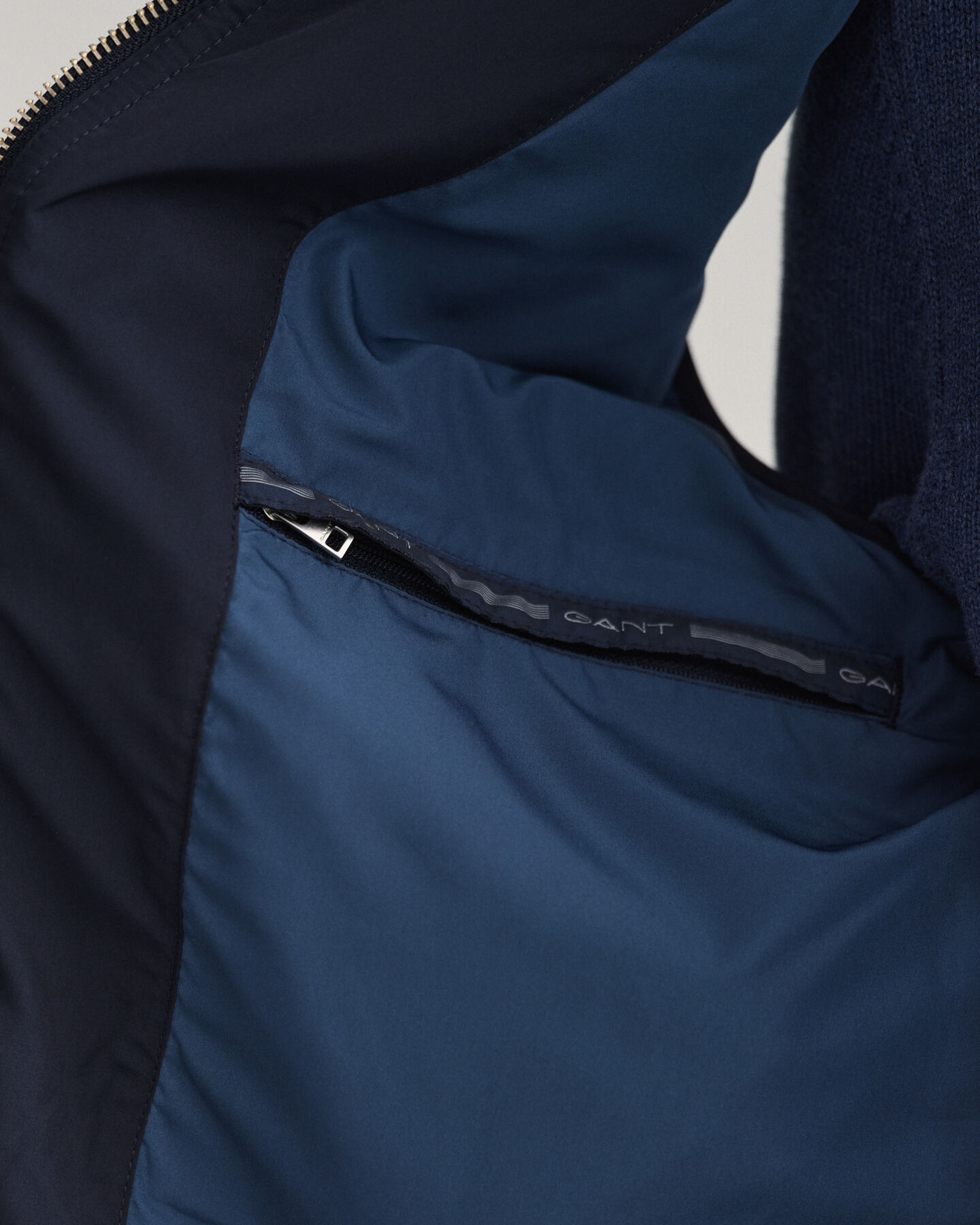 Quiltad Windcheater väst