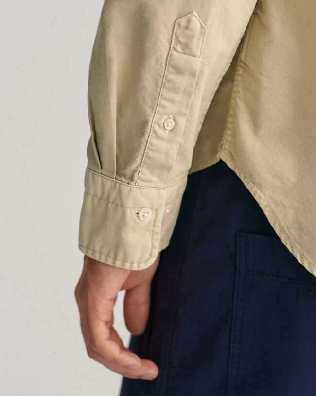 Regular fit Sunfaded Archive oxfordskjorta