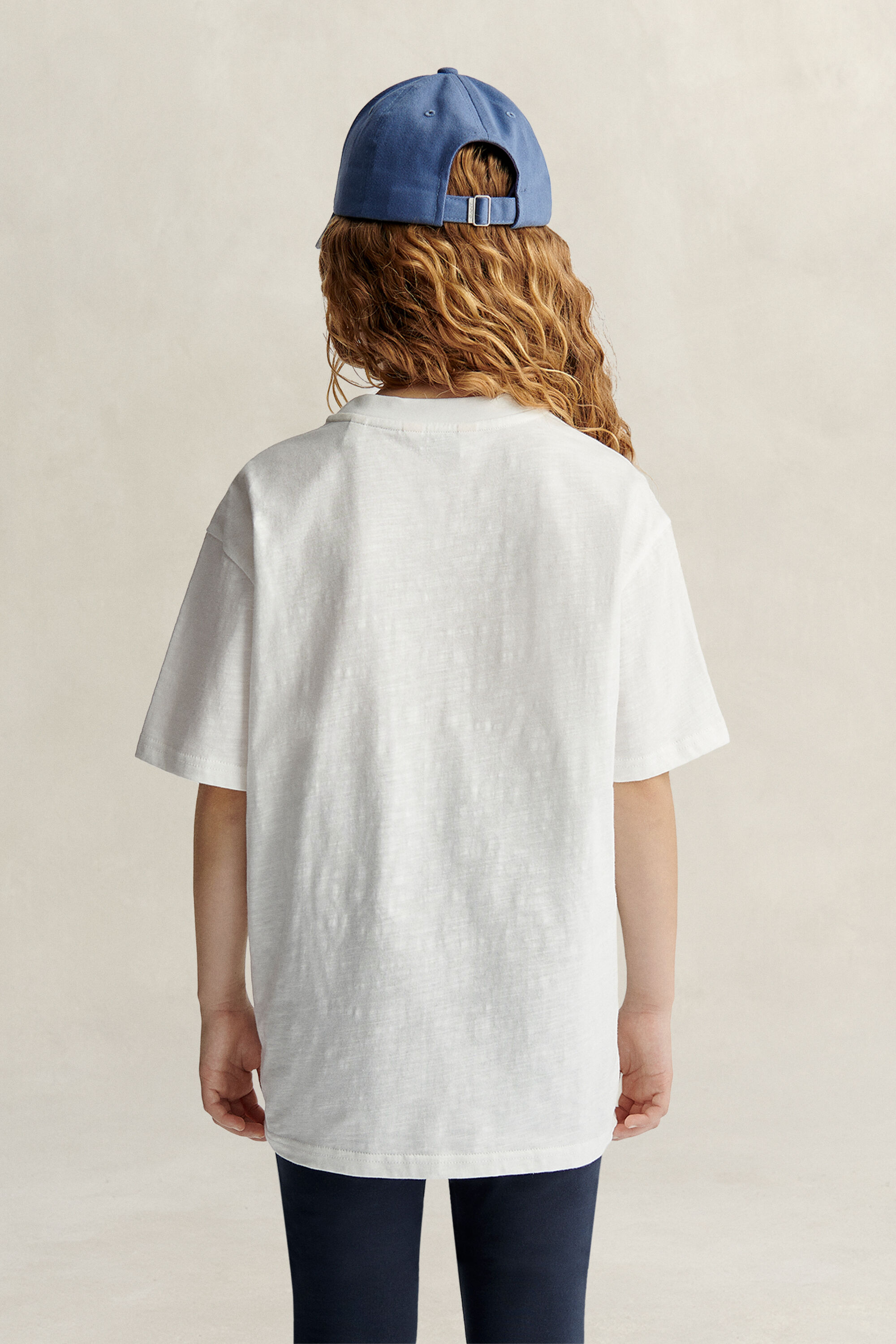 Teen Girls grovspunnen T-shirt