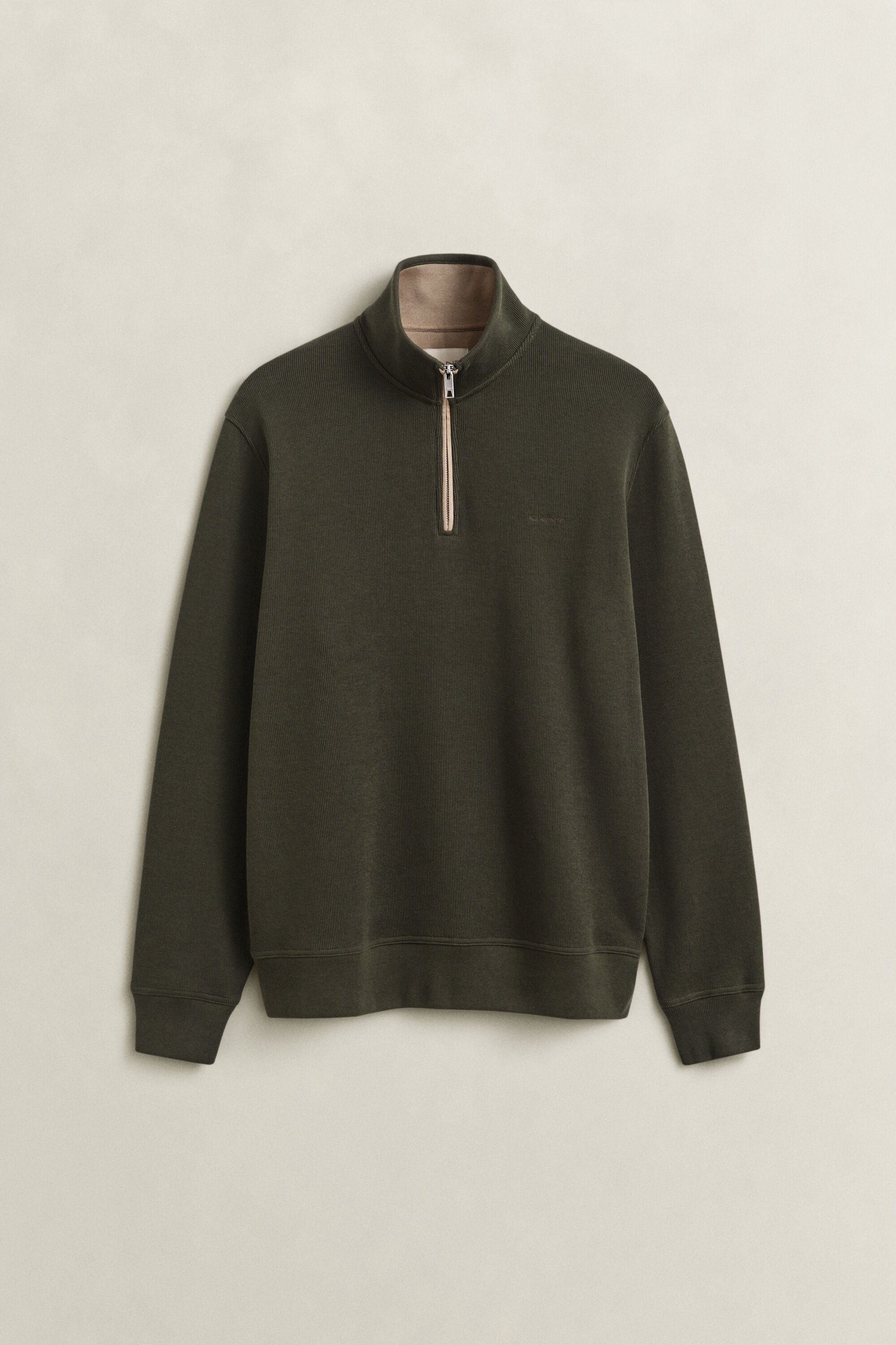 Sacker Rib sweatshirt med half-zip