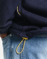 Fleecetröja med färgblock