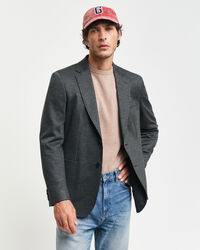 Kavaj i tv&aring;f&auml;rgad jerseytwill