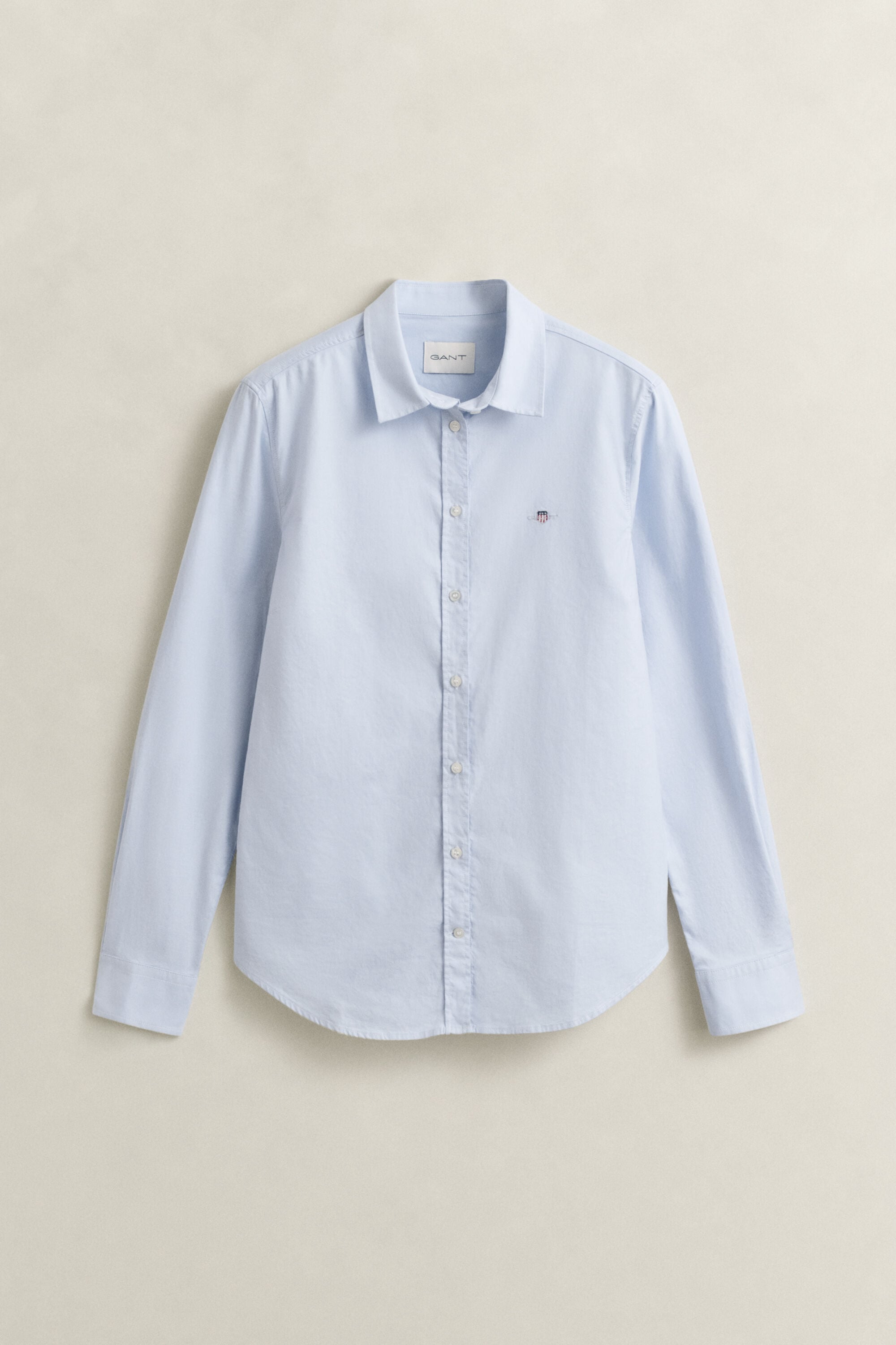 Klassisk slim fit oxfordskjorta med stretch