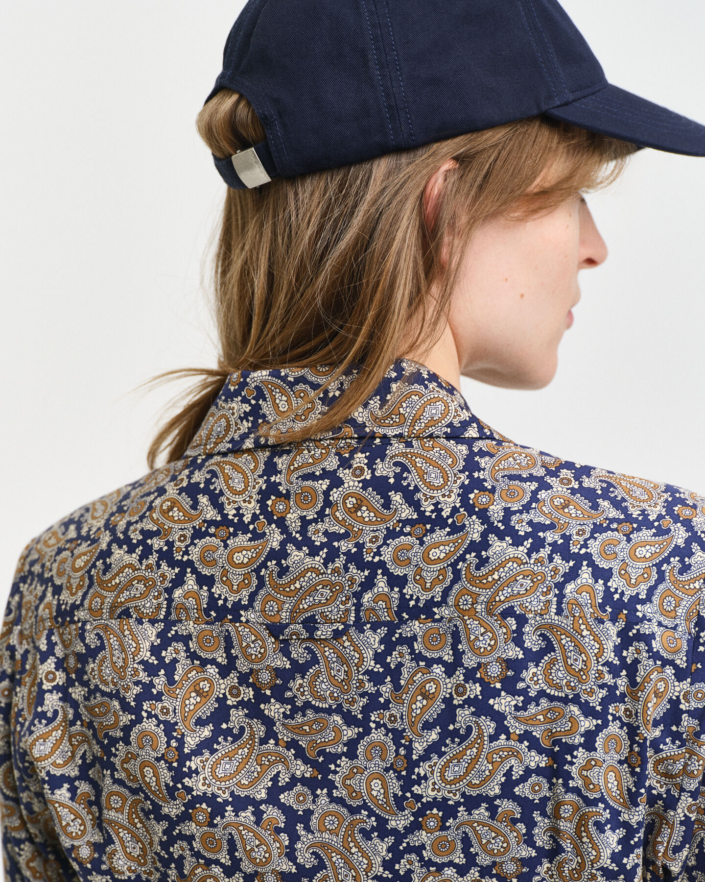 Paisleym&ouml;nstrad skjortkl&auml;nning