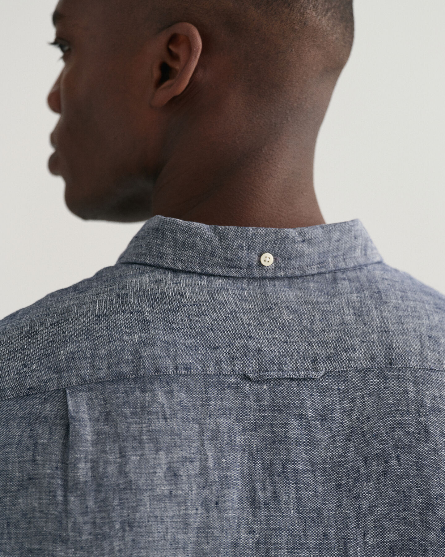 Slim fit linneskjorta