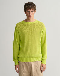 Crew neck tr&ouml;ja med luftig textur