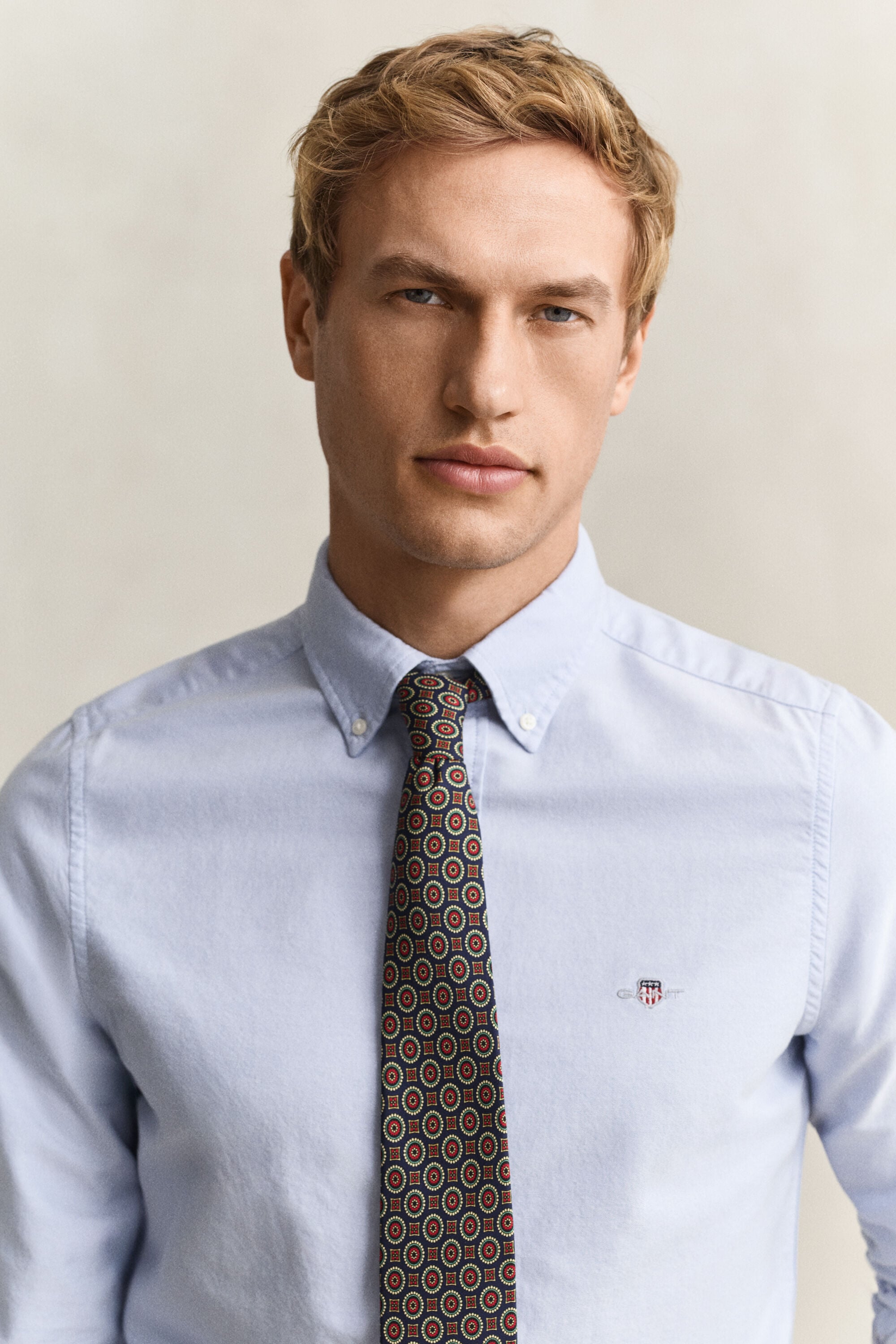 Klassisk slim fit oxfordskjorta