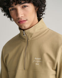 GANT Script Graphic half-zip sweatshirt