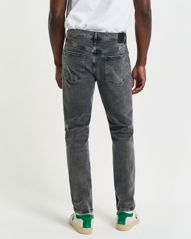 Slim fit svarta jeans