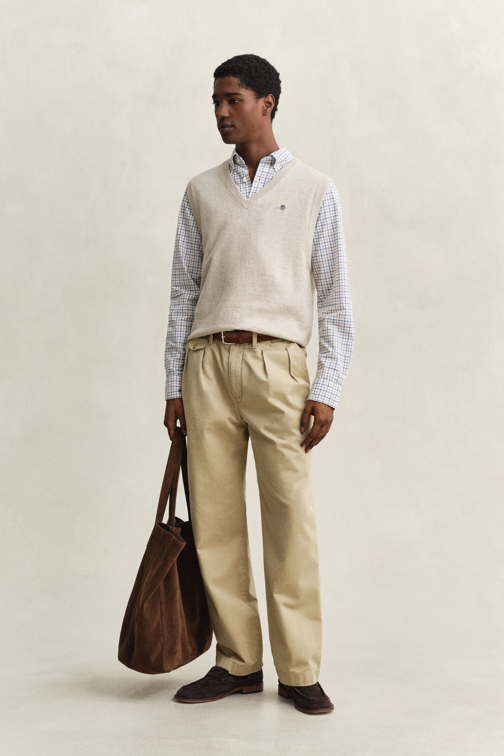 Klassisk bomullsväst