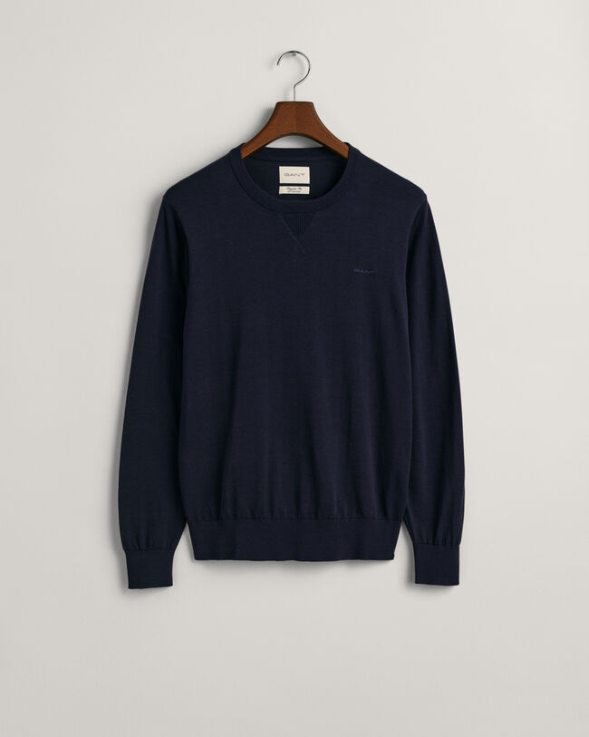 Tunn crew neck bomullstr&ouml;ja