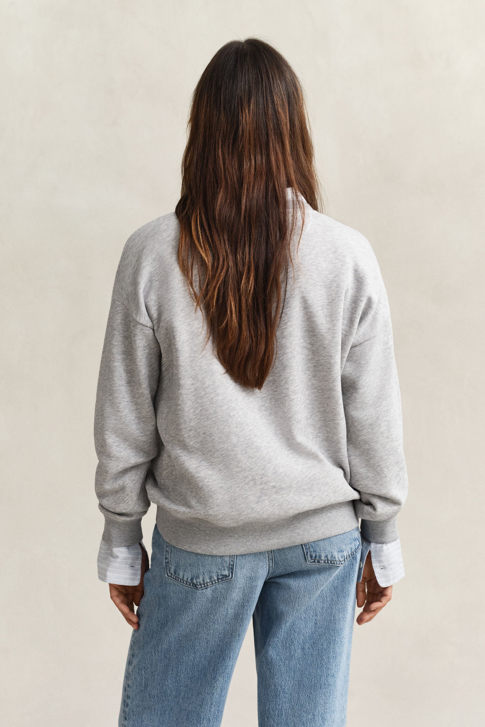 Shield sweatshirt med rund hals