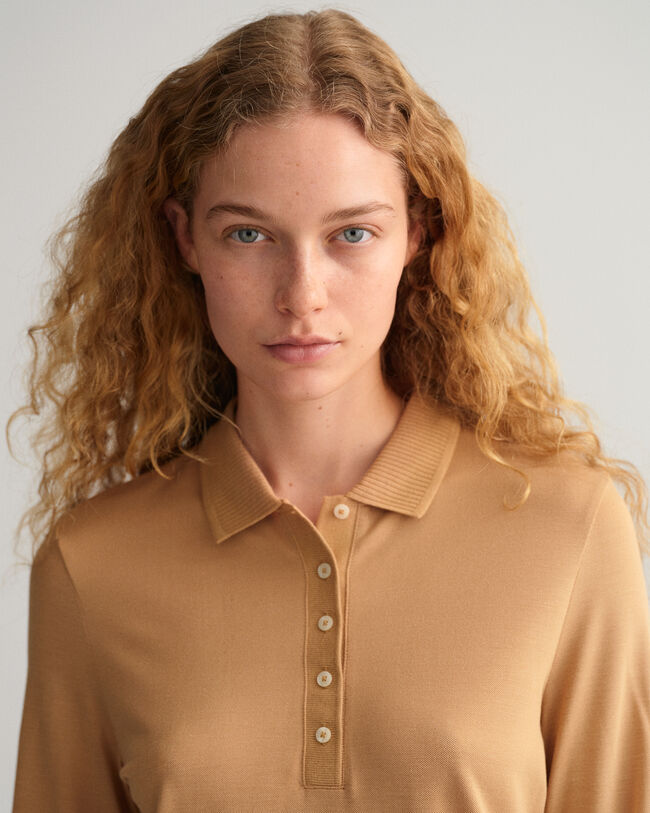 Detail Collar l&aring;ng&auml;rmad pik&eacute;tr&ouml;ja