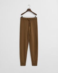 Stickade byxor i superfin lammull