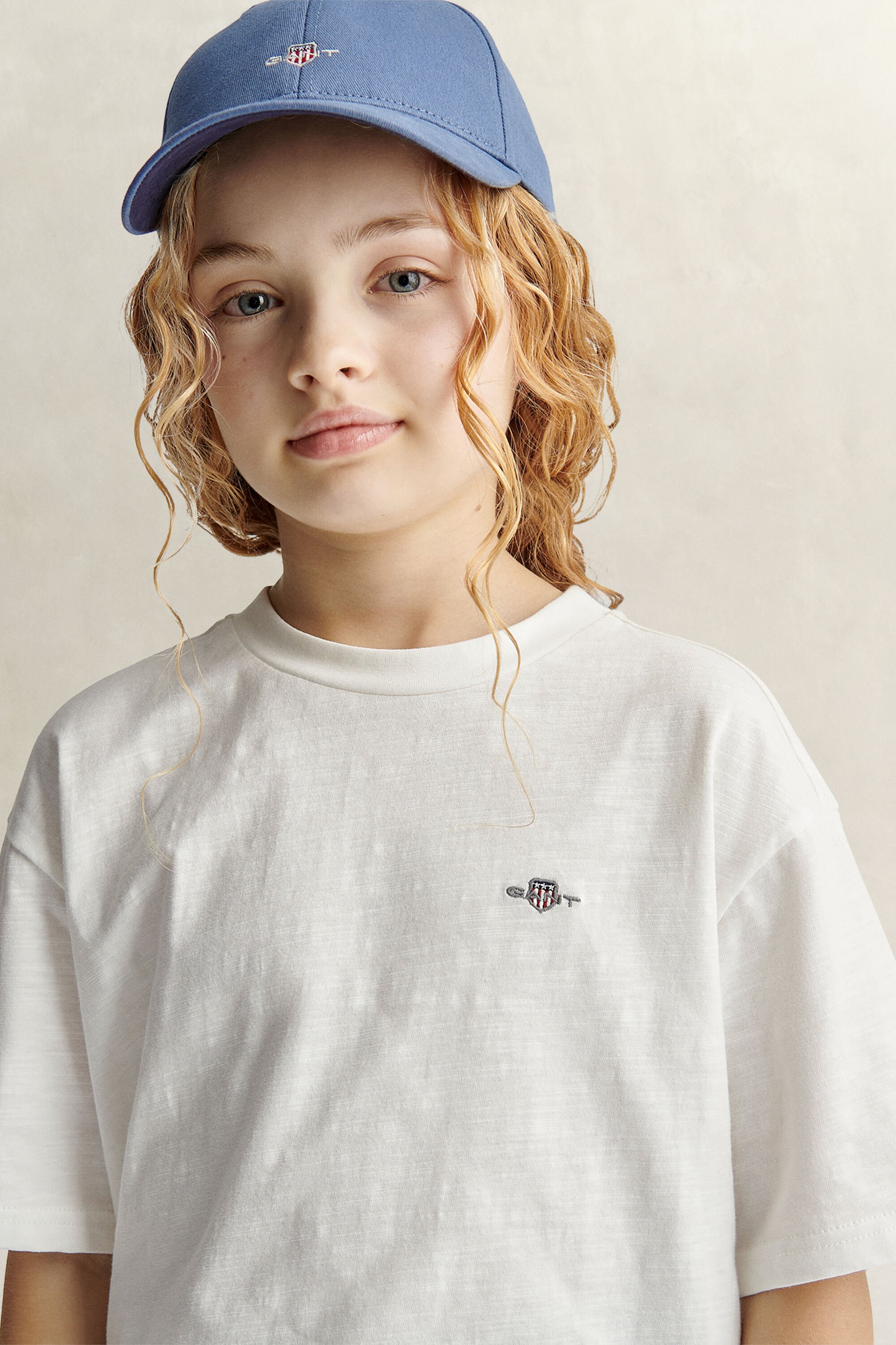 Teen Girls grovspunnen T-shirt