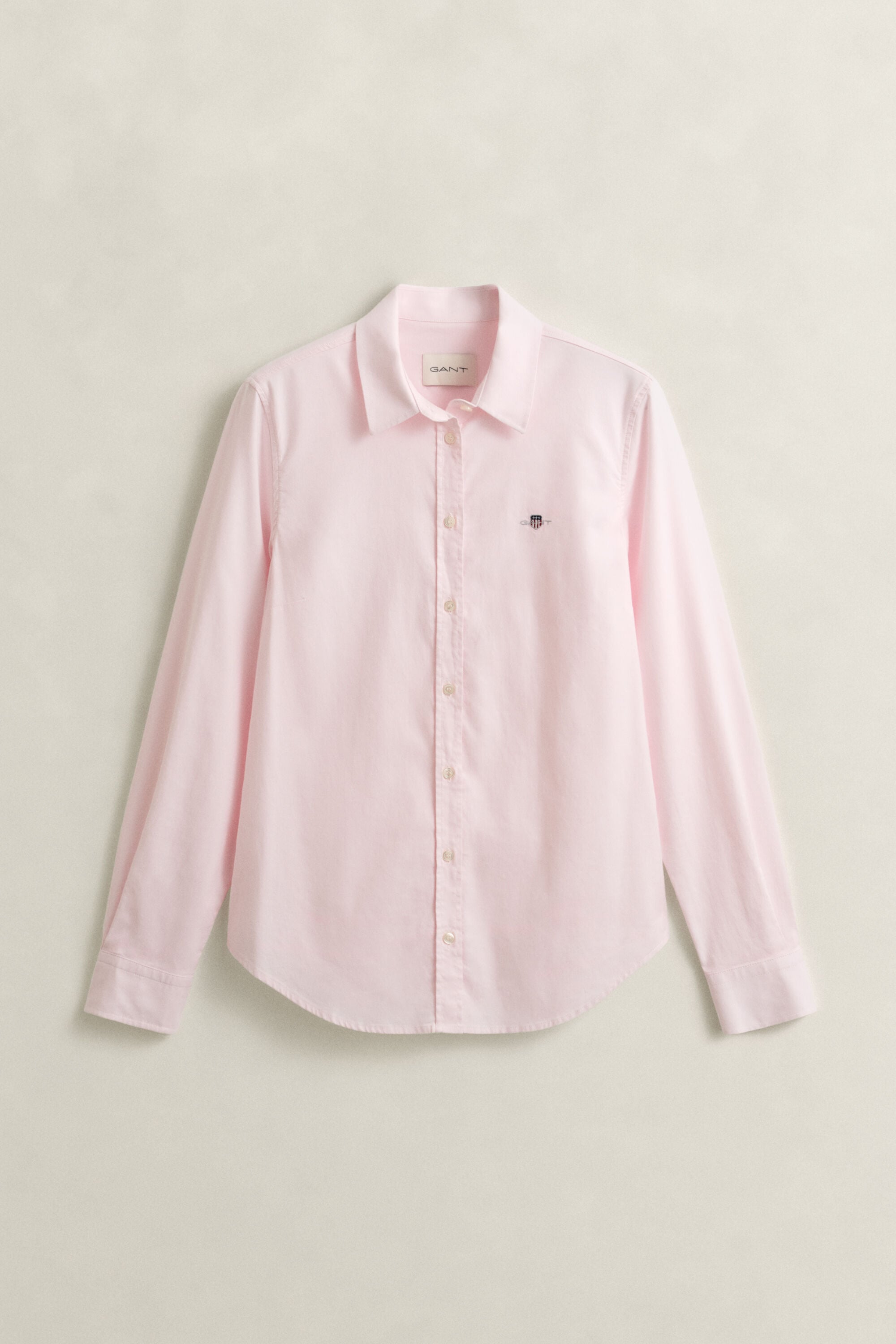 Klassisk slim fit oxfordskjorta med stretch