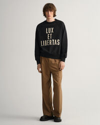Luxe crew neck sweatshirt