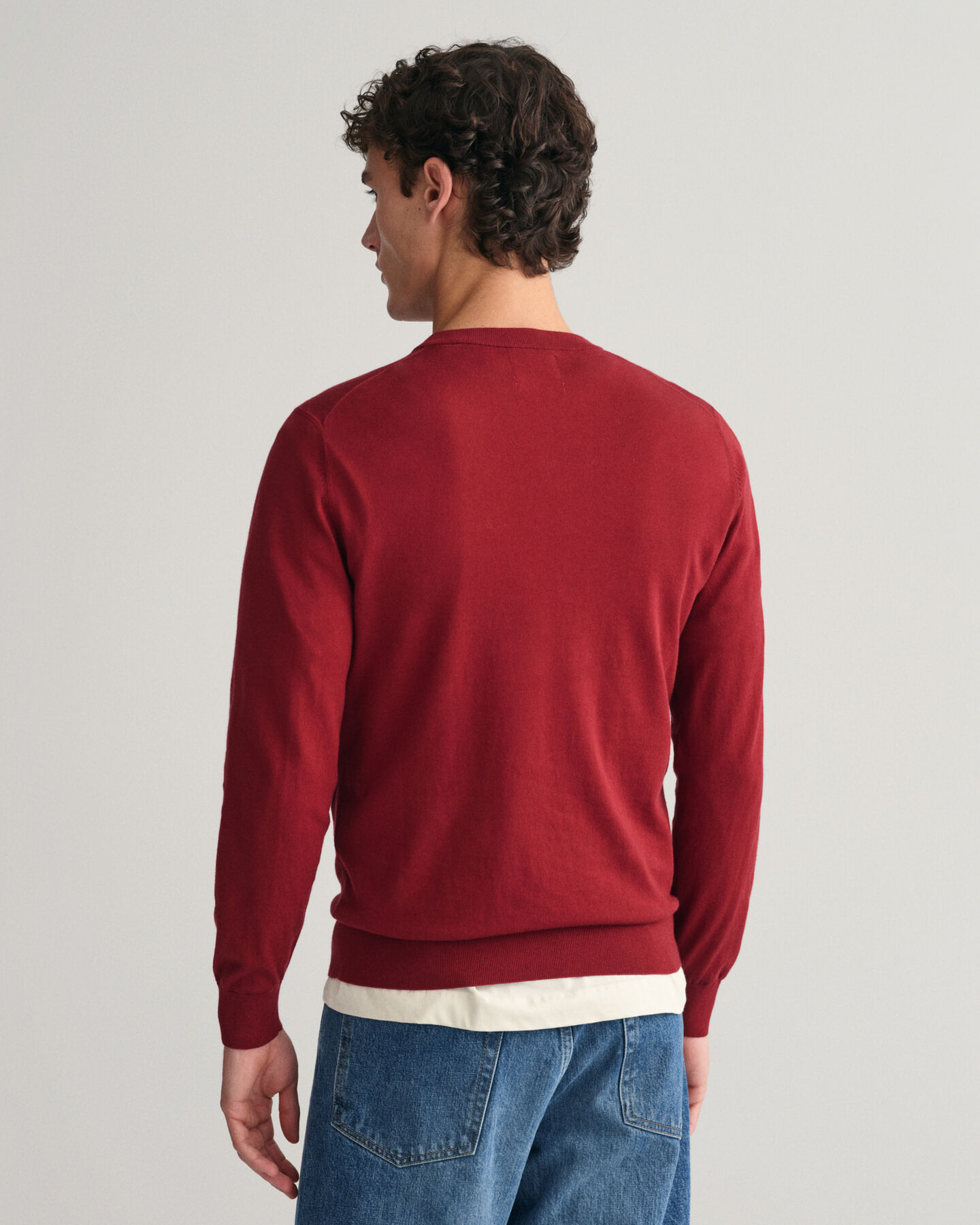 Tunn crew neck bomullstr&ouml;ja