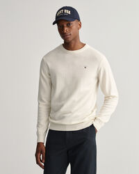 Crew neck tr&ouml;ja i superfin lammull