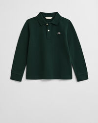 Kids Shield långärmad pikétröja