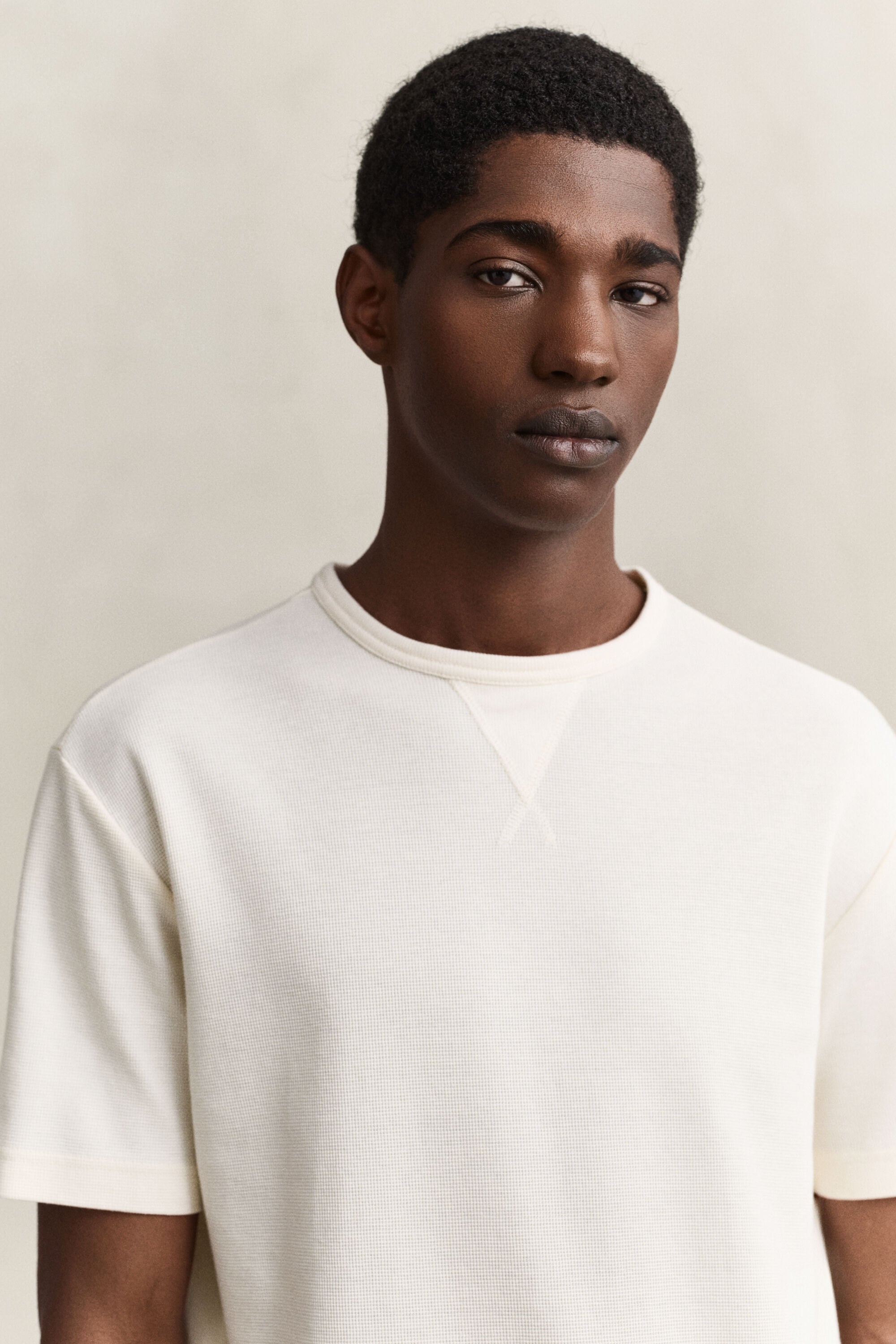T-shirt med textur