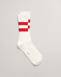 Randiga strumpor i lyocell