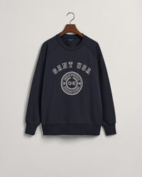 Oversized GANT USA crew neck sweatshirt
