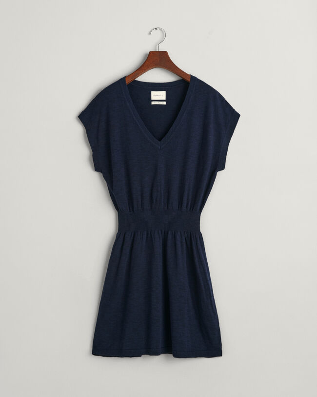 Klänning i linneblandning