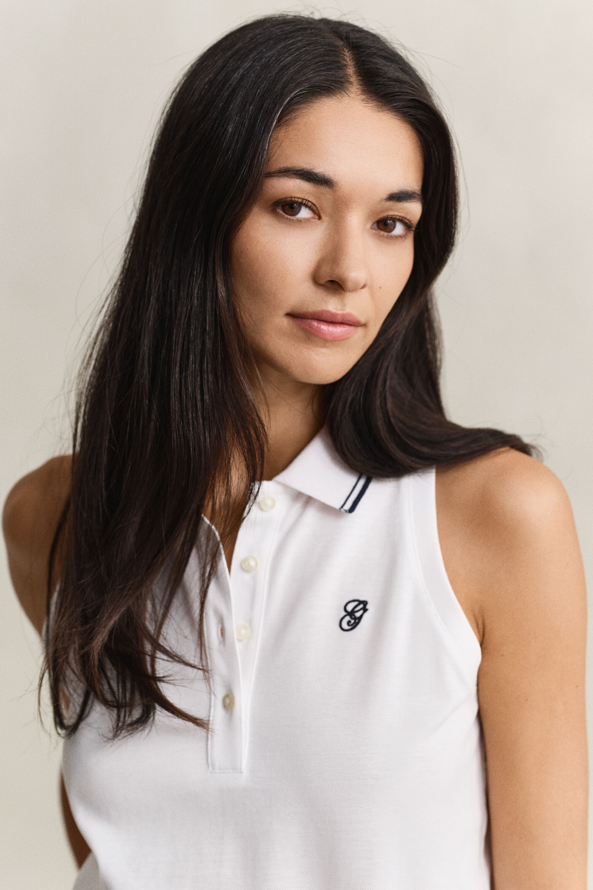 Ärmlös pikétröja