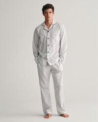 Randiga pyjamasbyxor och skjorta i presentförpackning