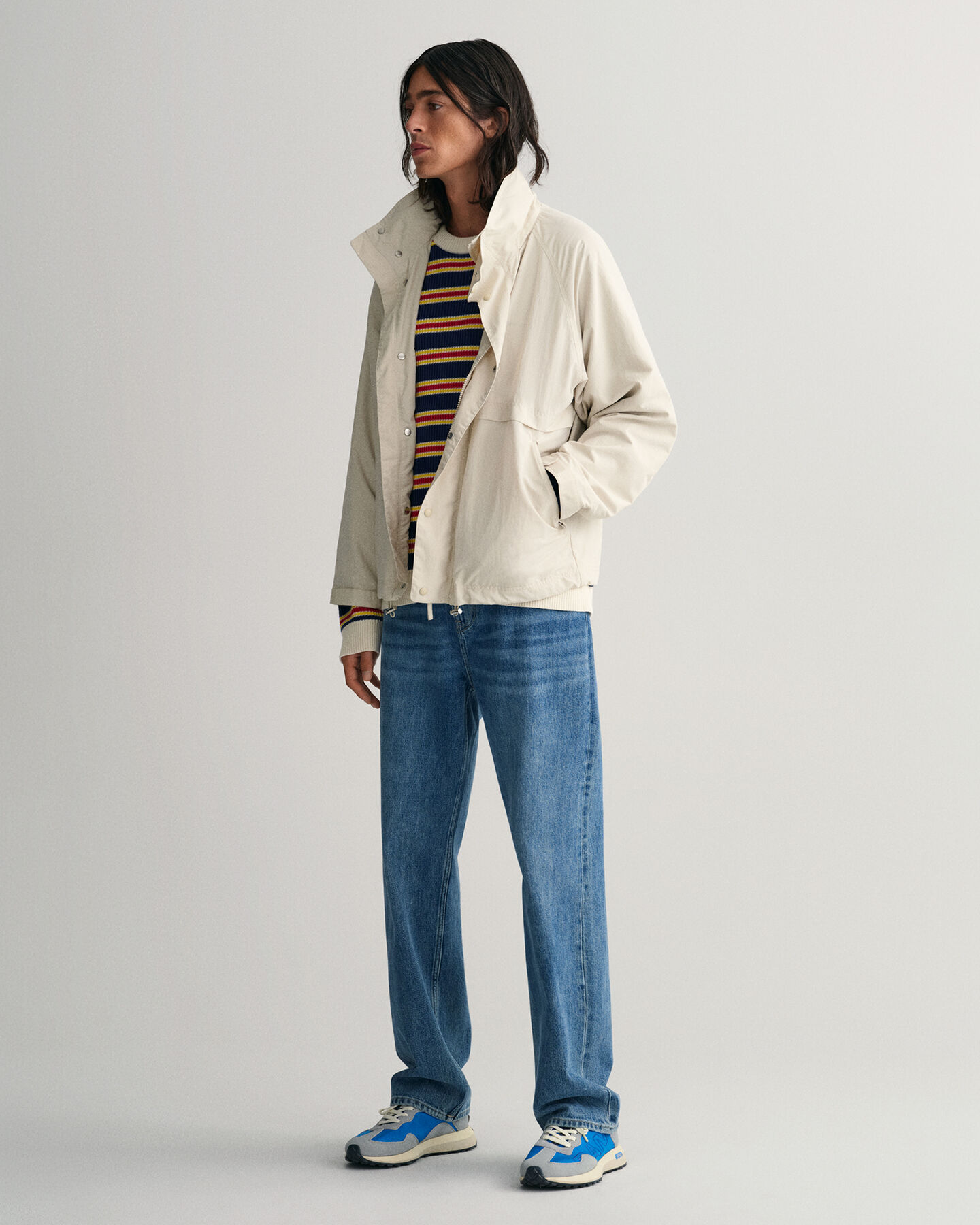 Jacka med raglanärm